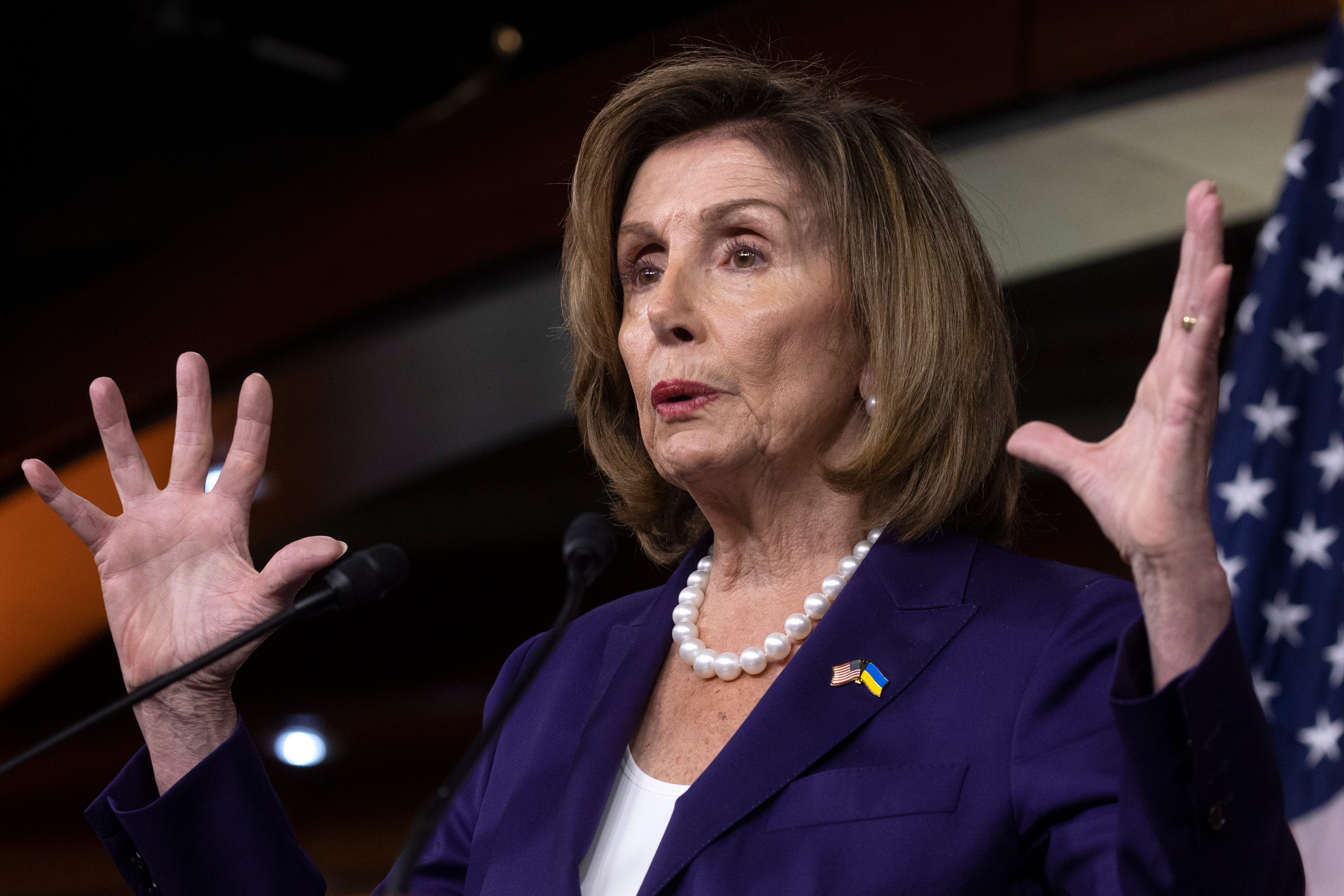 La presidenta de la Cámara de Representantes de Estados Unidos, Nancy Pelosi