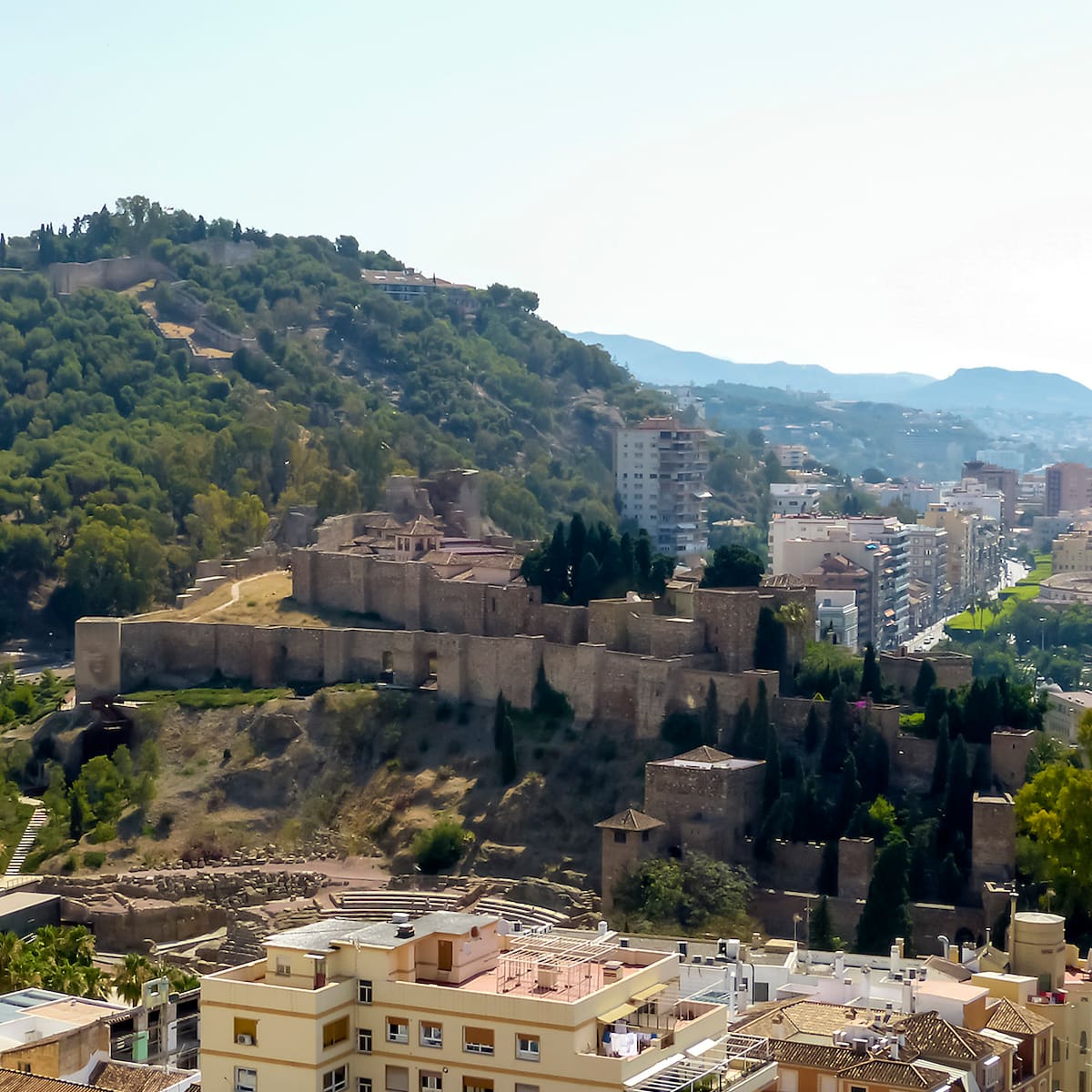 La oposición en pleno presenta este lunes distintas iniciativas para actuar en el Monte Gibralfaro de Málaga