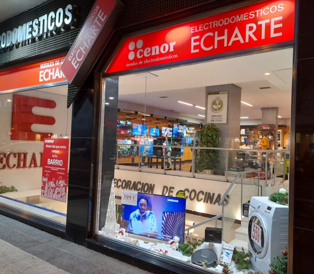 Exterior de una de las tiendas