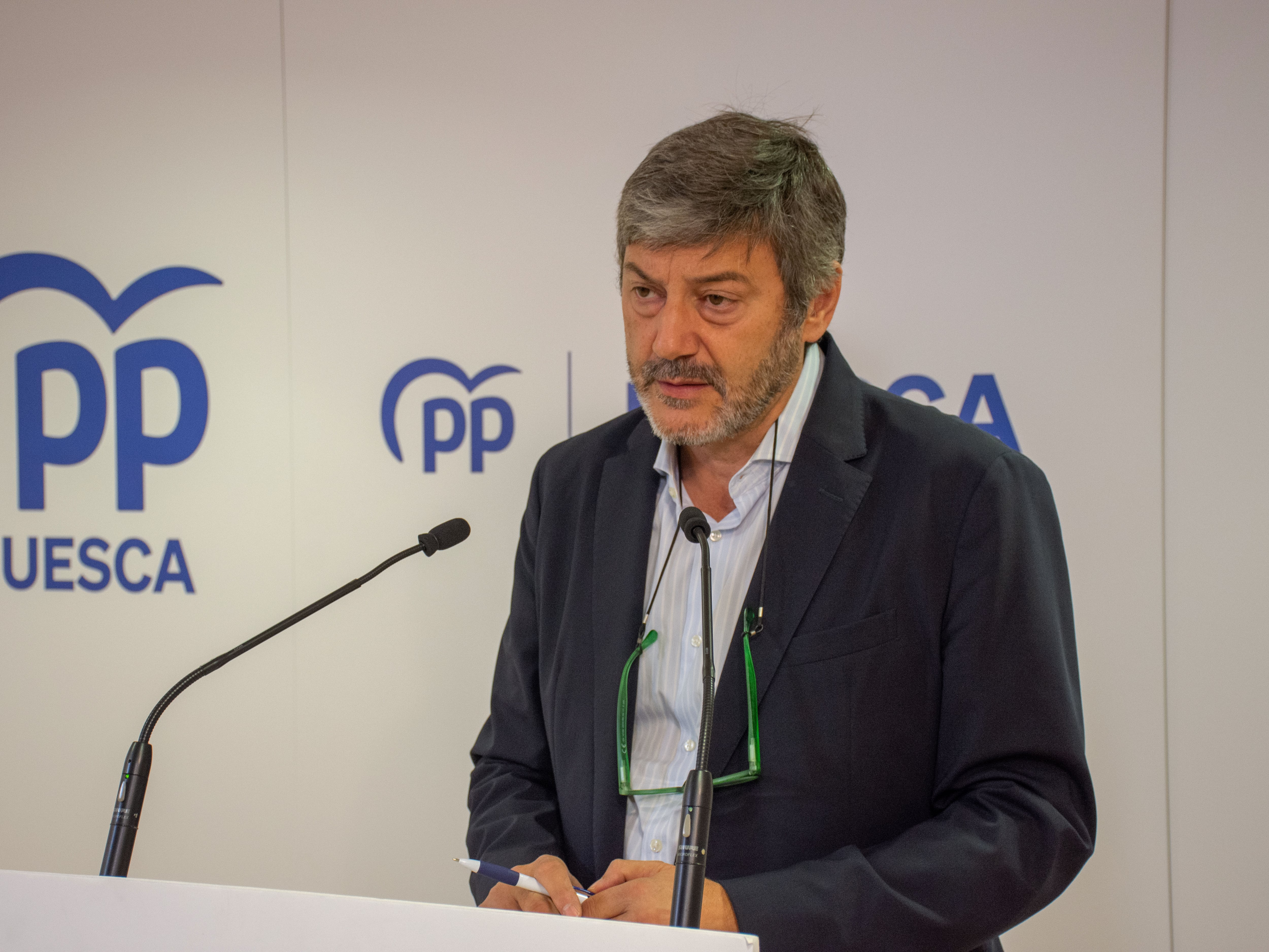 Gerardo Oliván, presidente de los populares de la provincia de Huesca