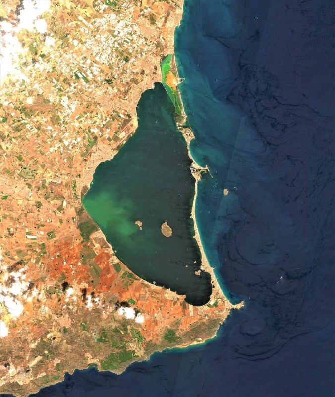 Situación del Mar Menor el 25-08-21, a los pocos días el último episodio de grave de anoxia