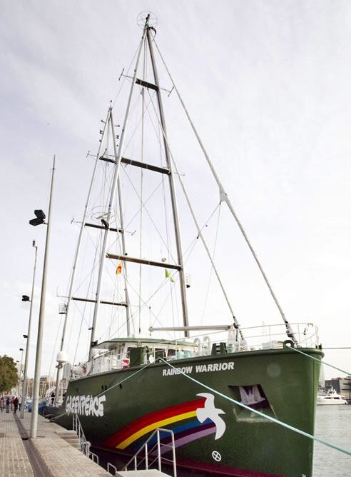 El Rainbow Warrior III, la tercera nave emblema de Greenpeace