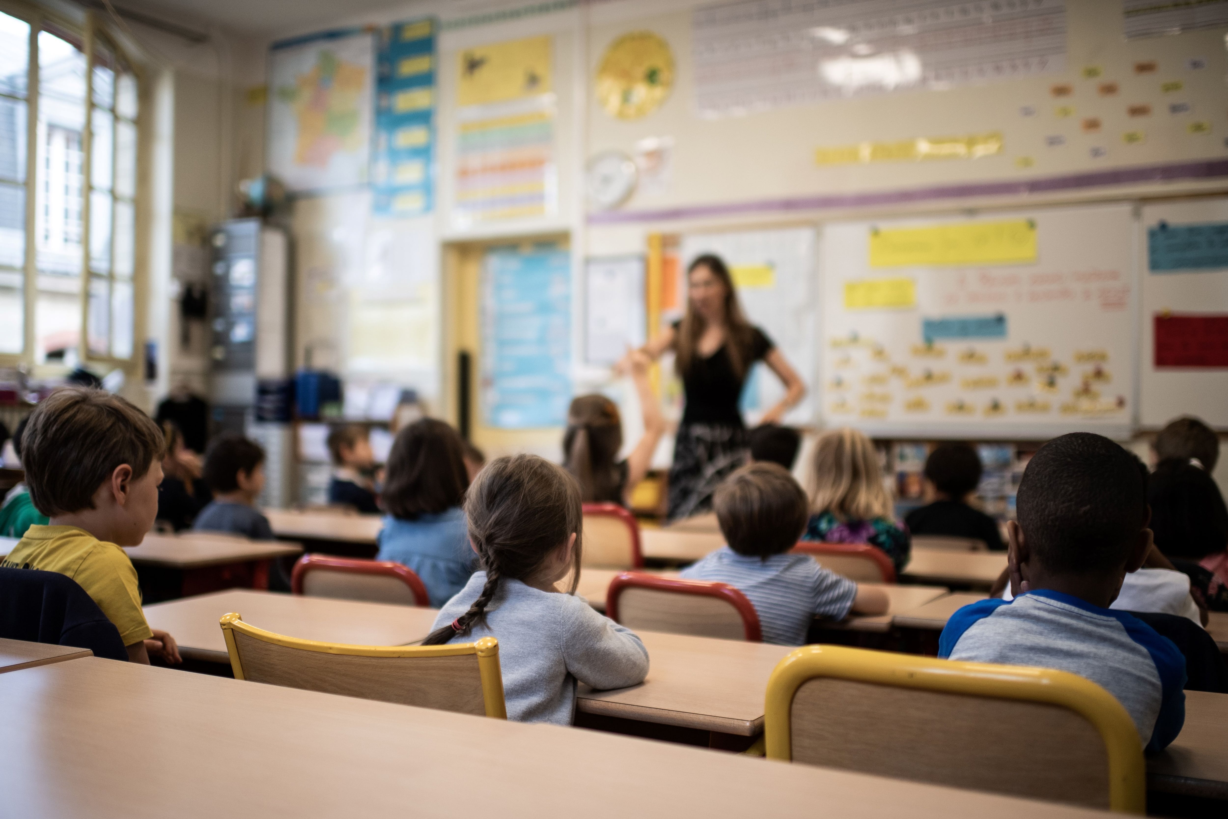 Niños en clase