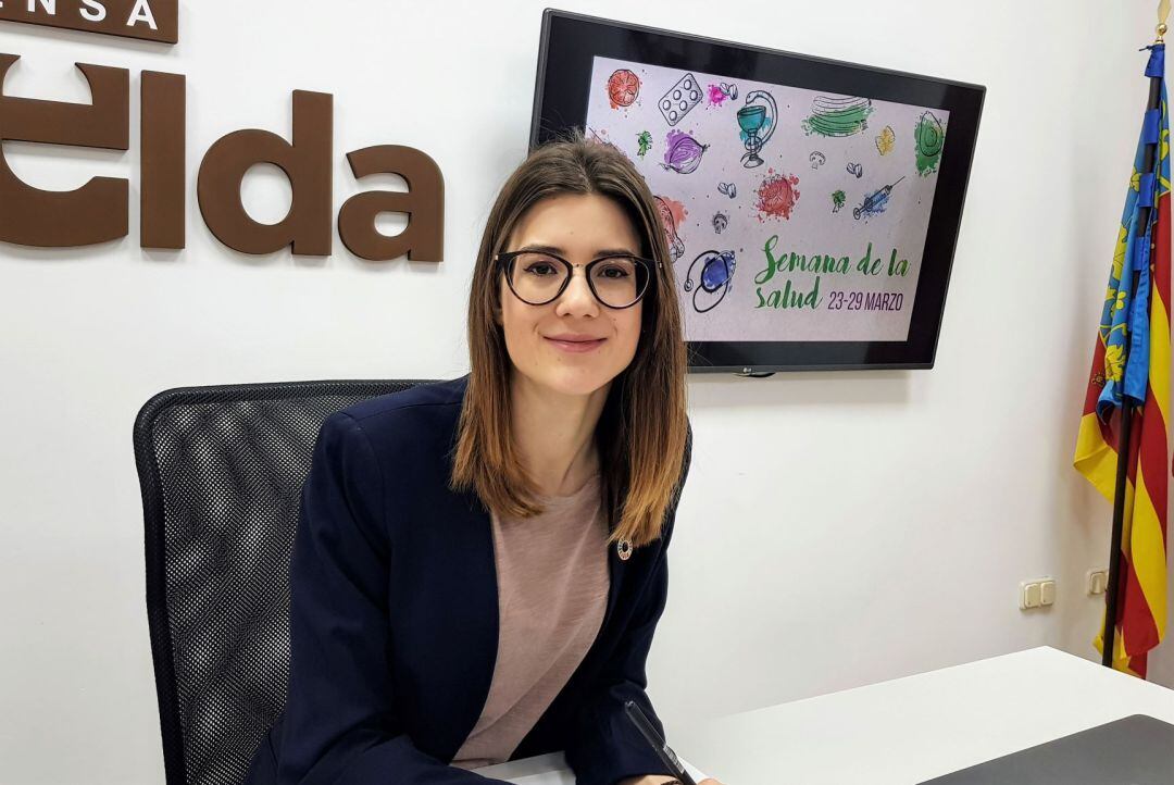 Sarah López, concejala de Salud Elda