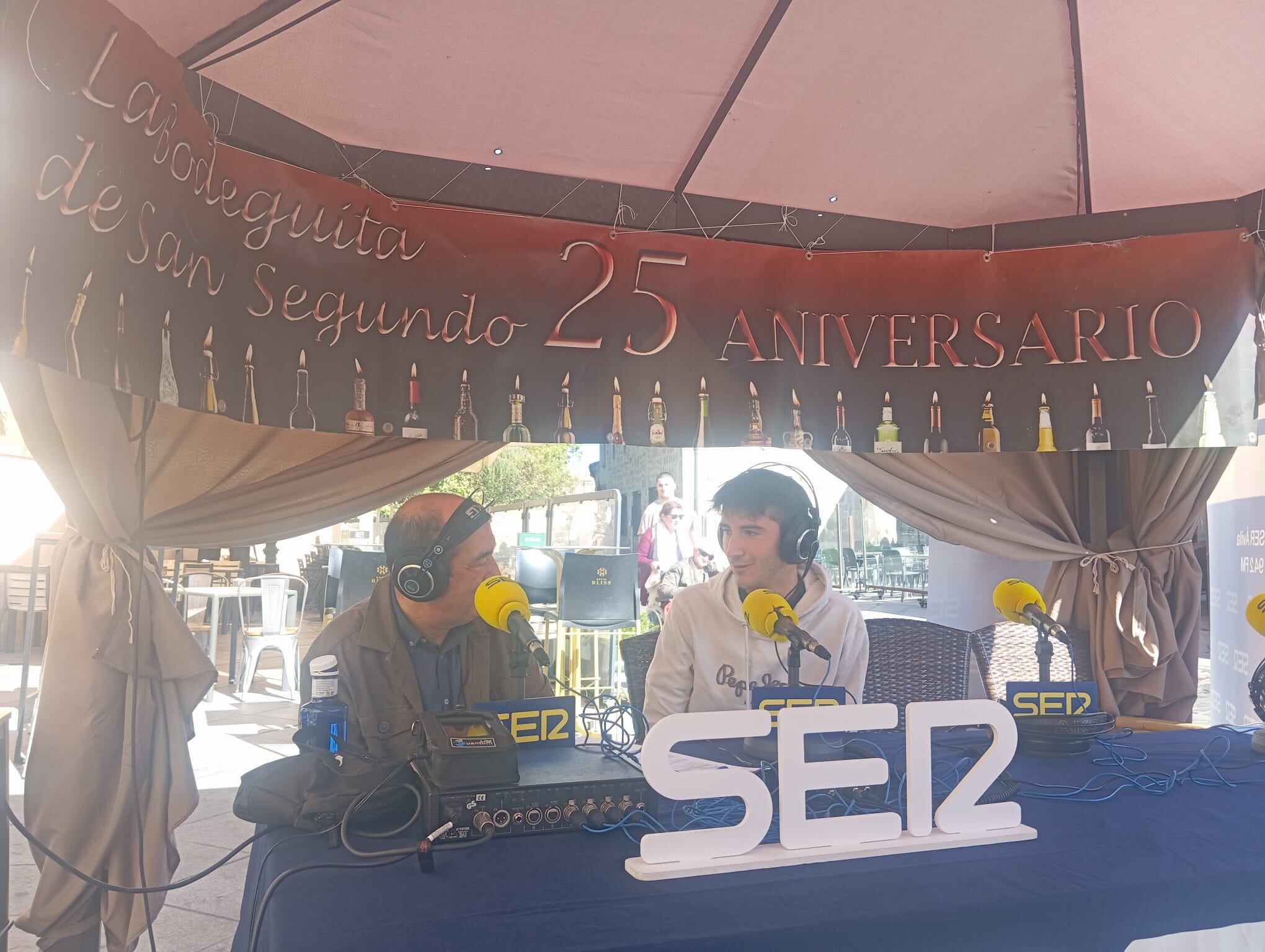 Dj Duko durante el programa