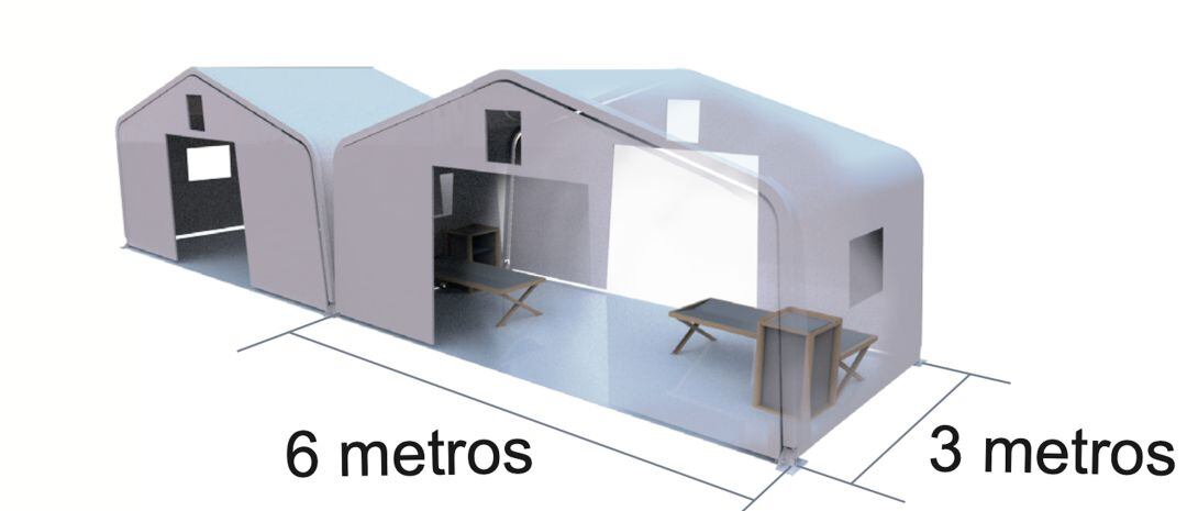 Hospitales de campaña para combatir el COVID-19