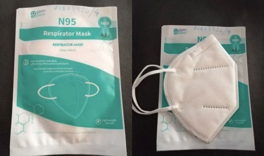 Mascarilla declarada no apta y retirada por la Junta