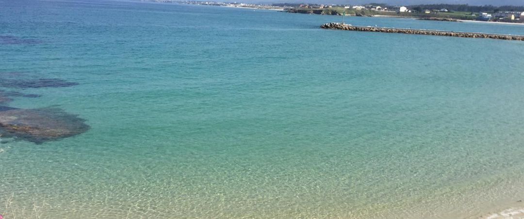 Estado de la playa de A Rapadoira este fin de semana