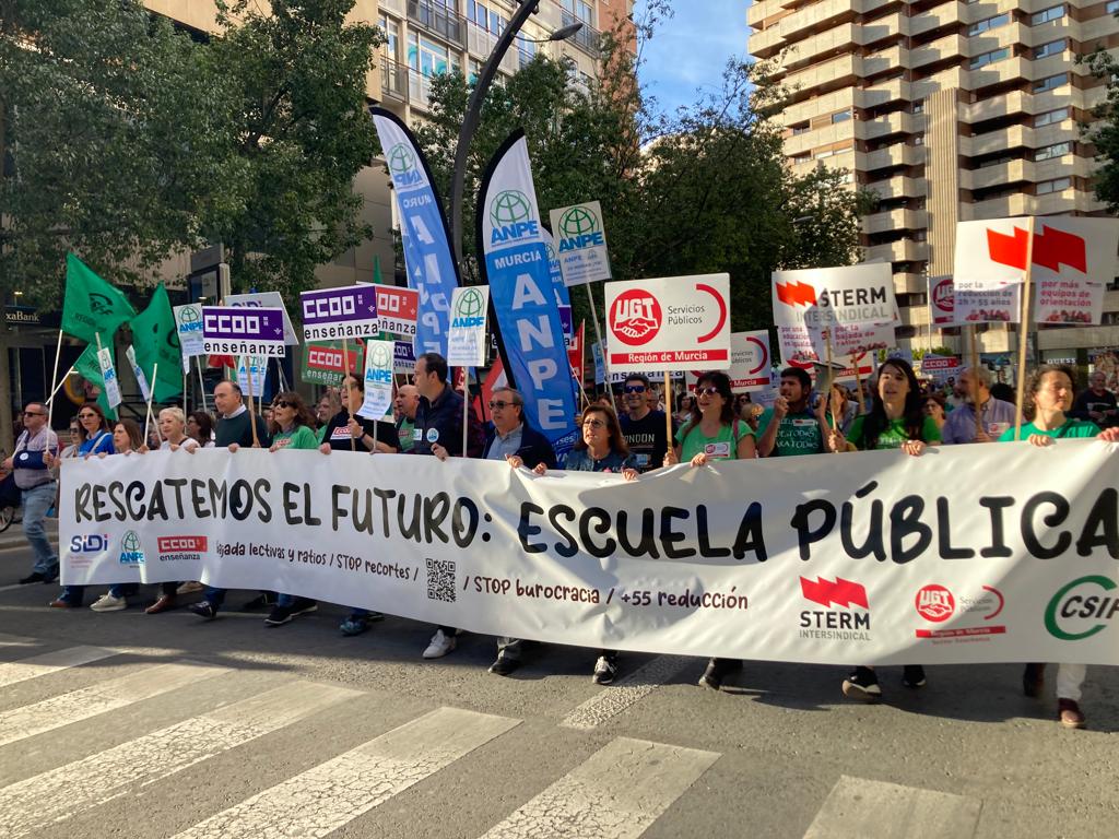 Manifestación en Murcia