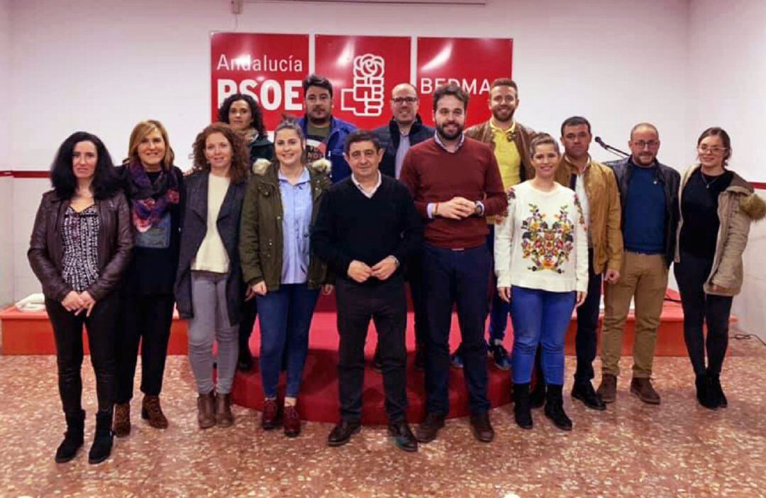 Integrantes de la candidatura del PSOE  de Bedmar