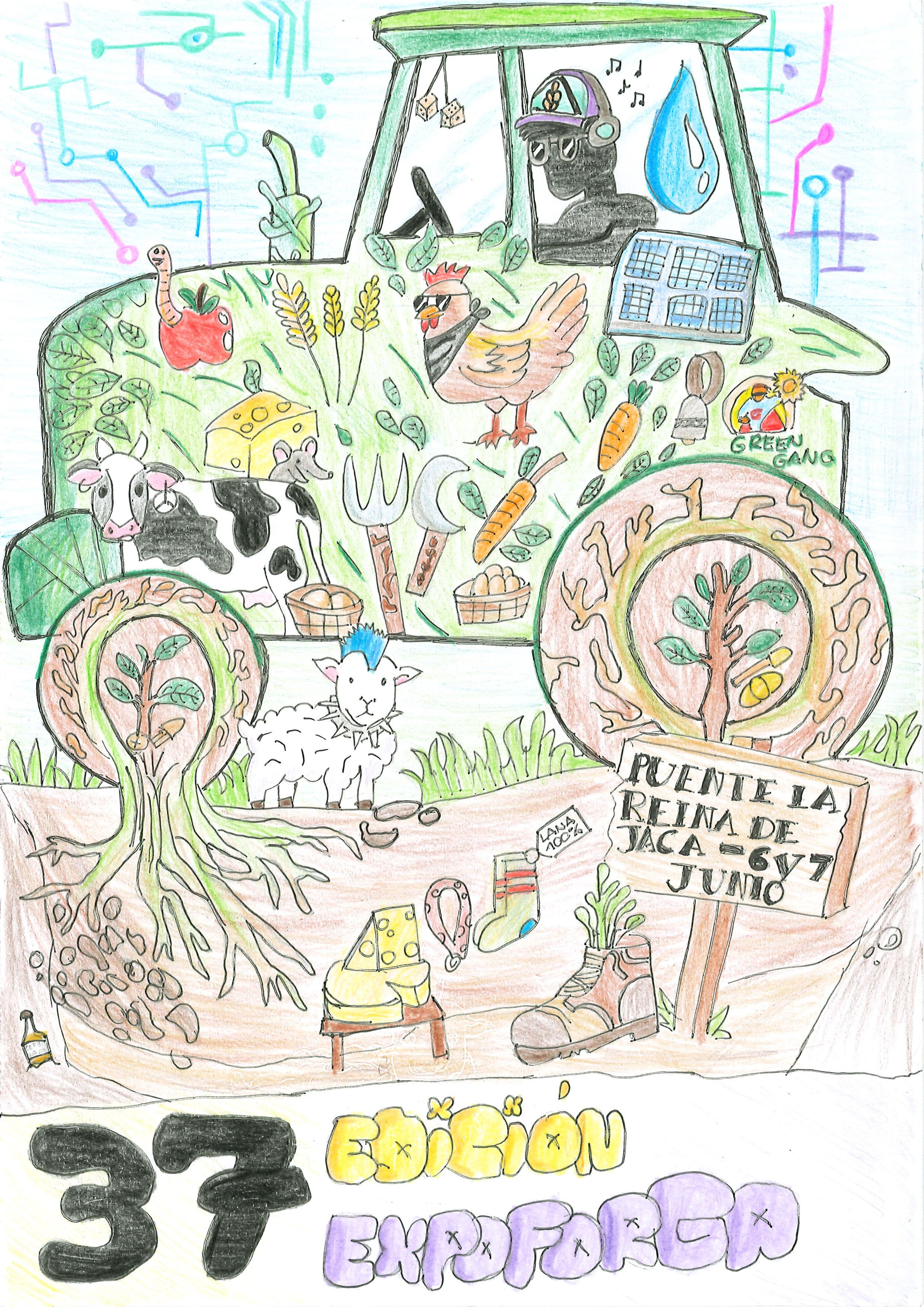 Cartel “Naturaleza 2.0: Cultivando el mañana”, de Jorge Ascaso