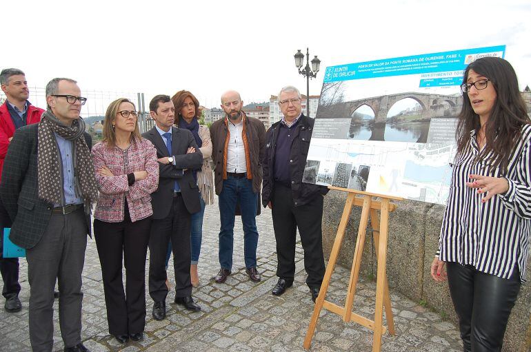 Jesús Vázquez, alcalde de Ourense, y Ethel Vázquez, conselleira de infraestructuras