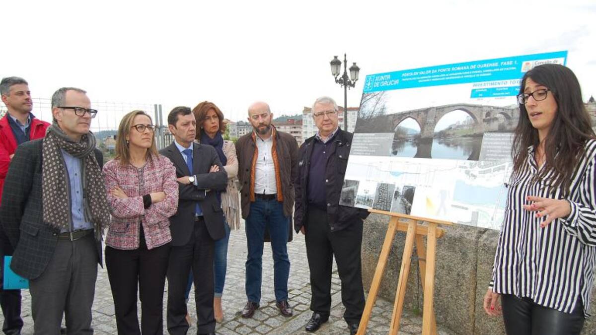 As primeiras obras de posta en valor da Ponte Vella estarán rematadas en verán