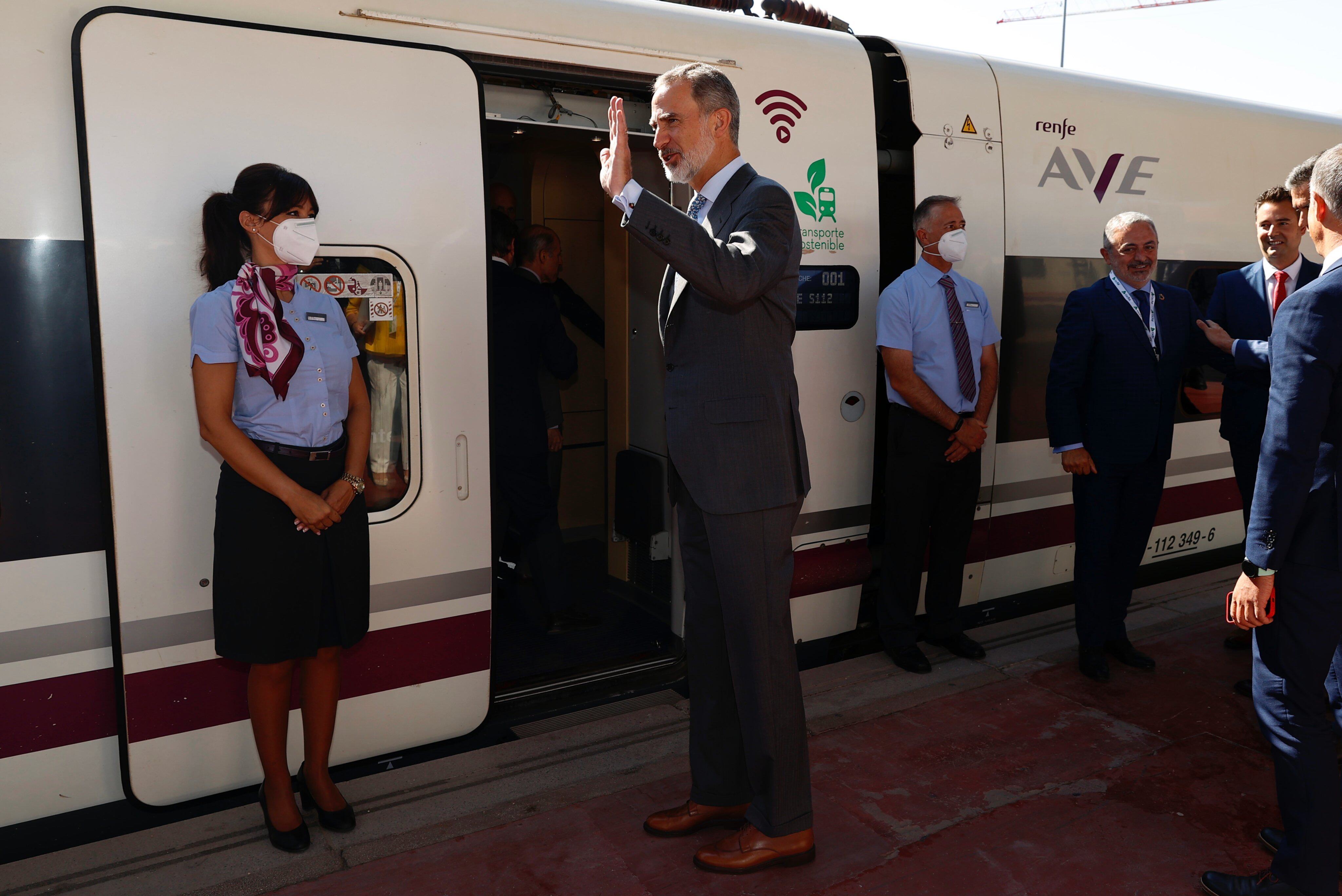 El Rey Felipe IV a su llegada a Burgos.