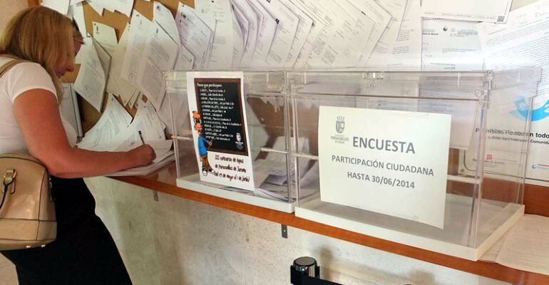 Urnas de los Presupuestos Participativos
