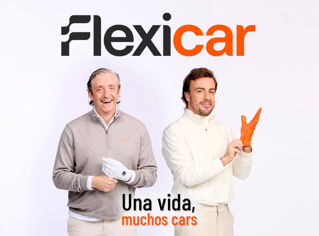 Fernando Alonso es el nuevo embajador de Flexicar, la empresa líder del mercado del vehículo de ocasión en España.