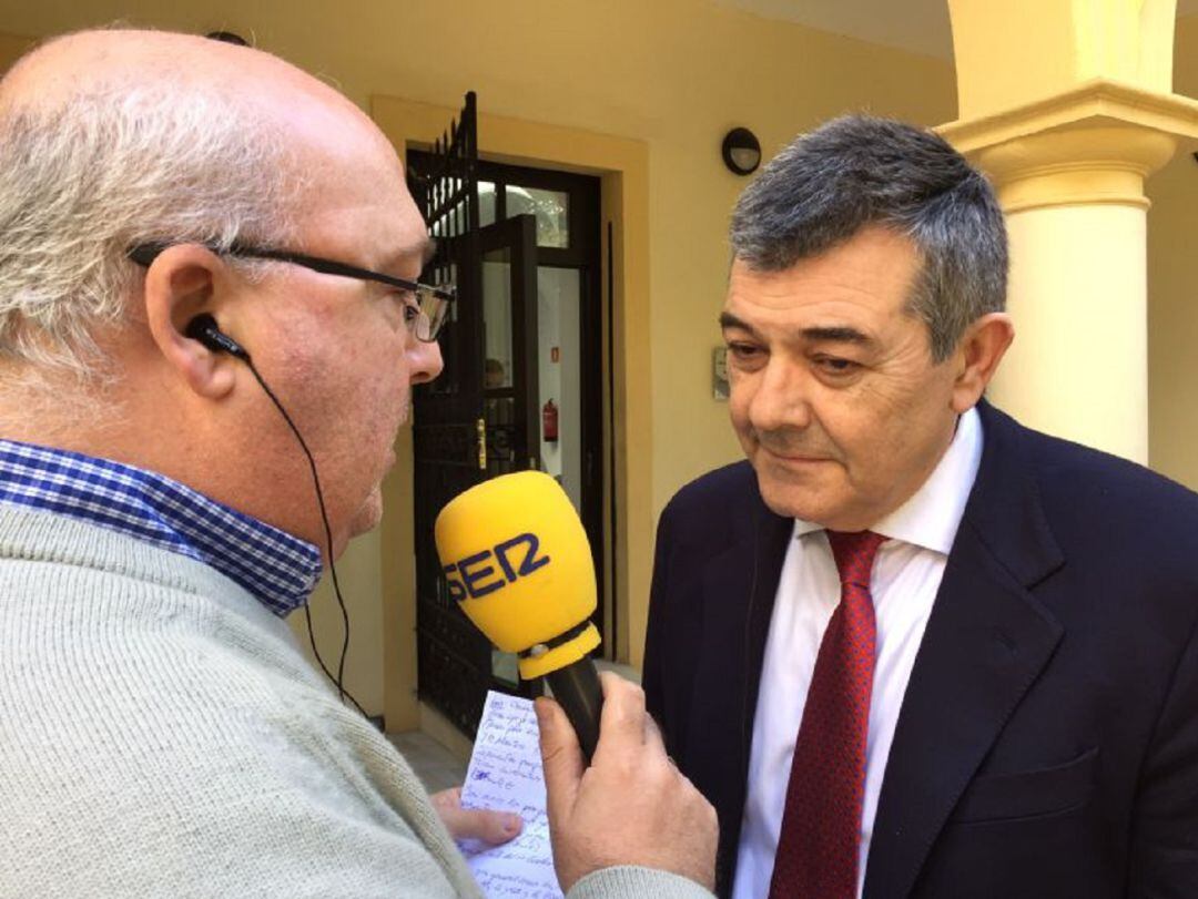 El Presidente de la Mancomunidad del Campo de Gibraltar, Luis Angel Fernández, entrevistado en la SER