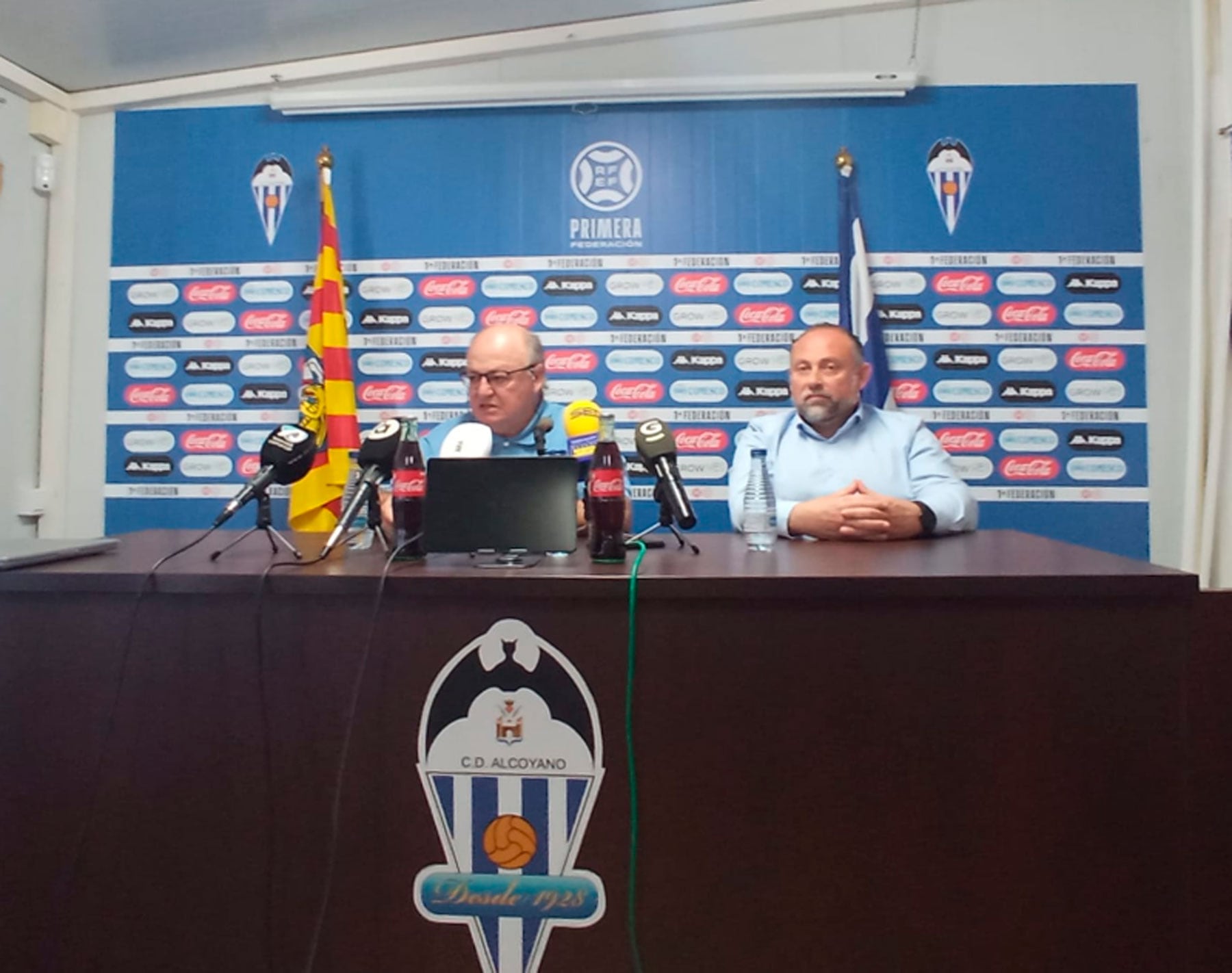 Juan Carlos Ramírez en la rueda de prensa