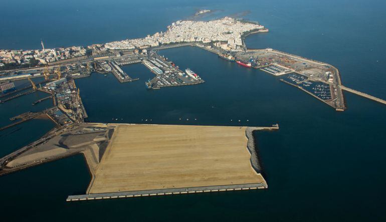 Vista aérea de la nueva termina