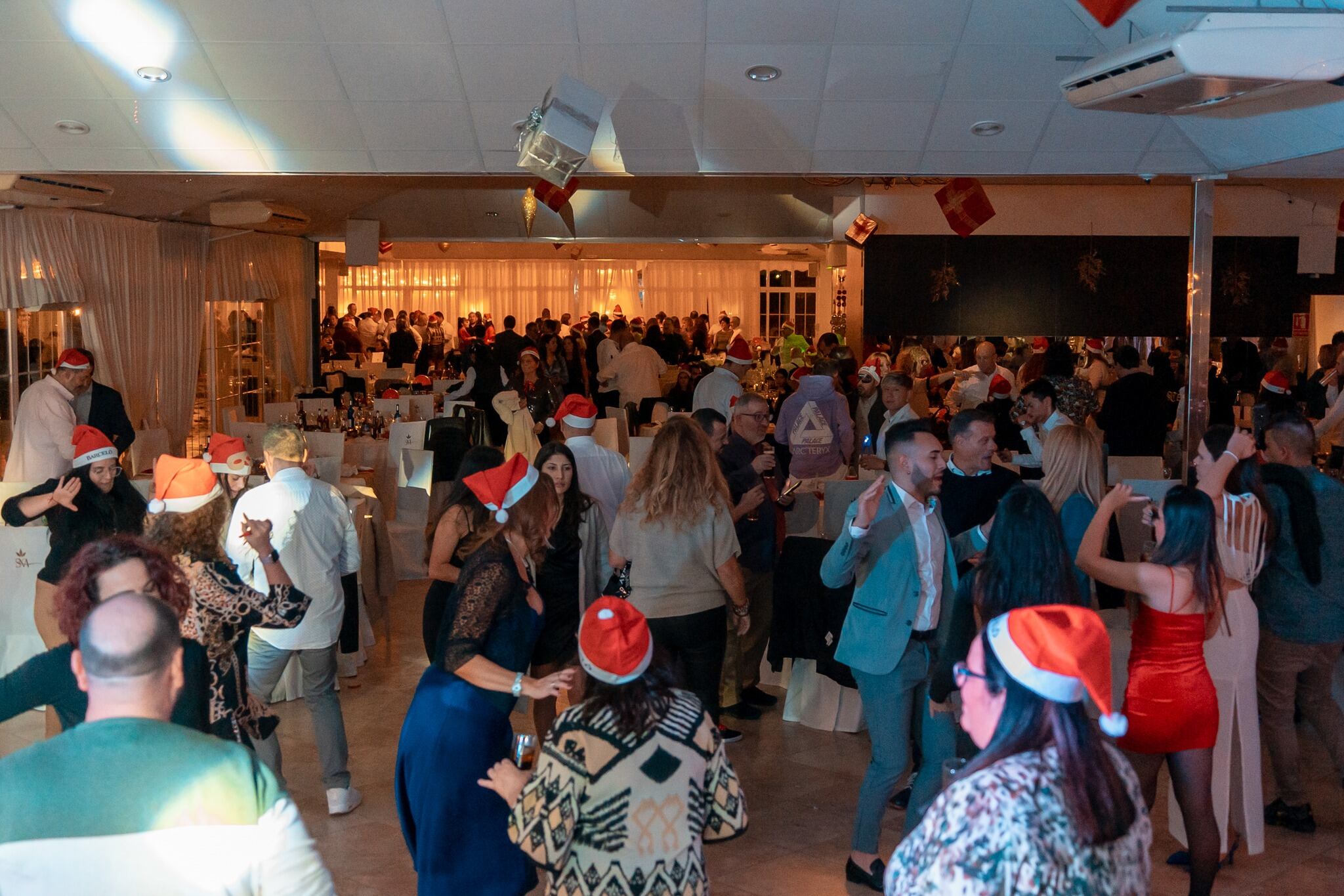 Celebración de la Nochevieja de los hosteleros de Gandia.