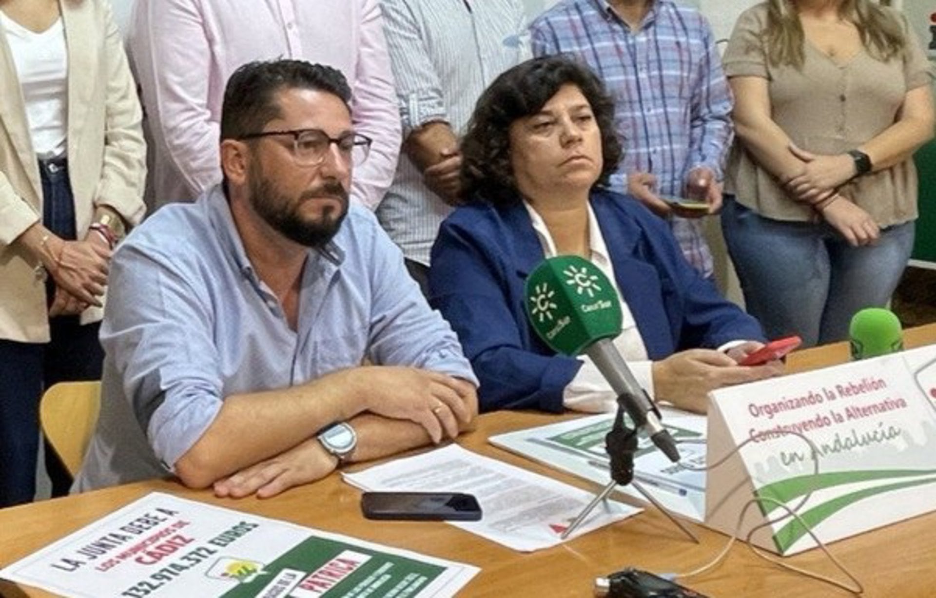 Jorge Rodríguez junto a Carmen Álvarez