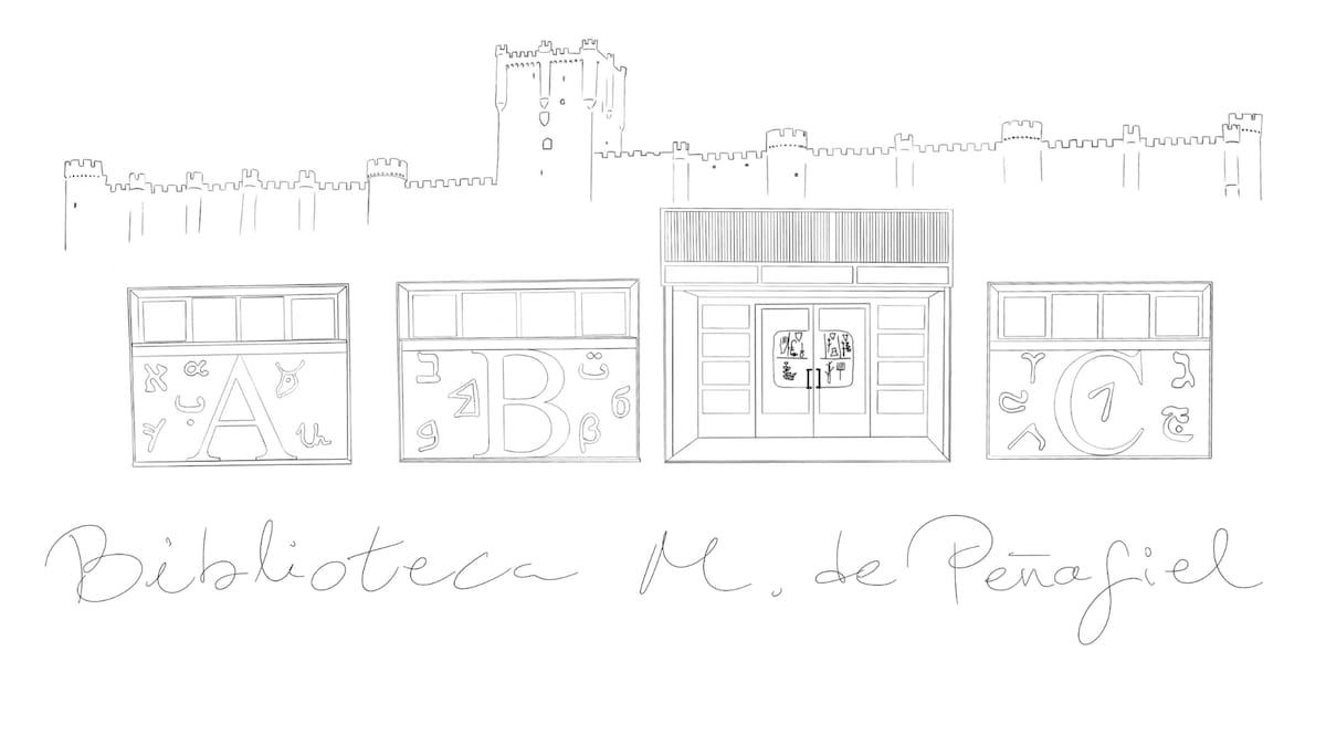 Una de las responsables de la Biblioteca, Pilar Gónzález, repasa la actualidad de la Biblioteca de Peñafiel