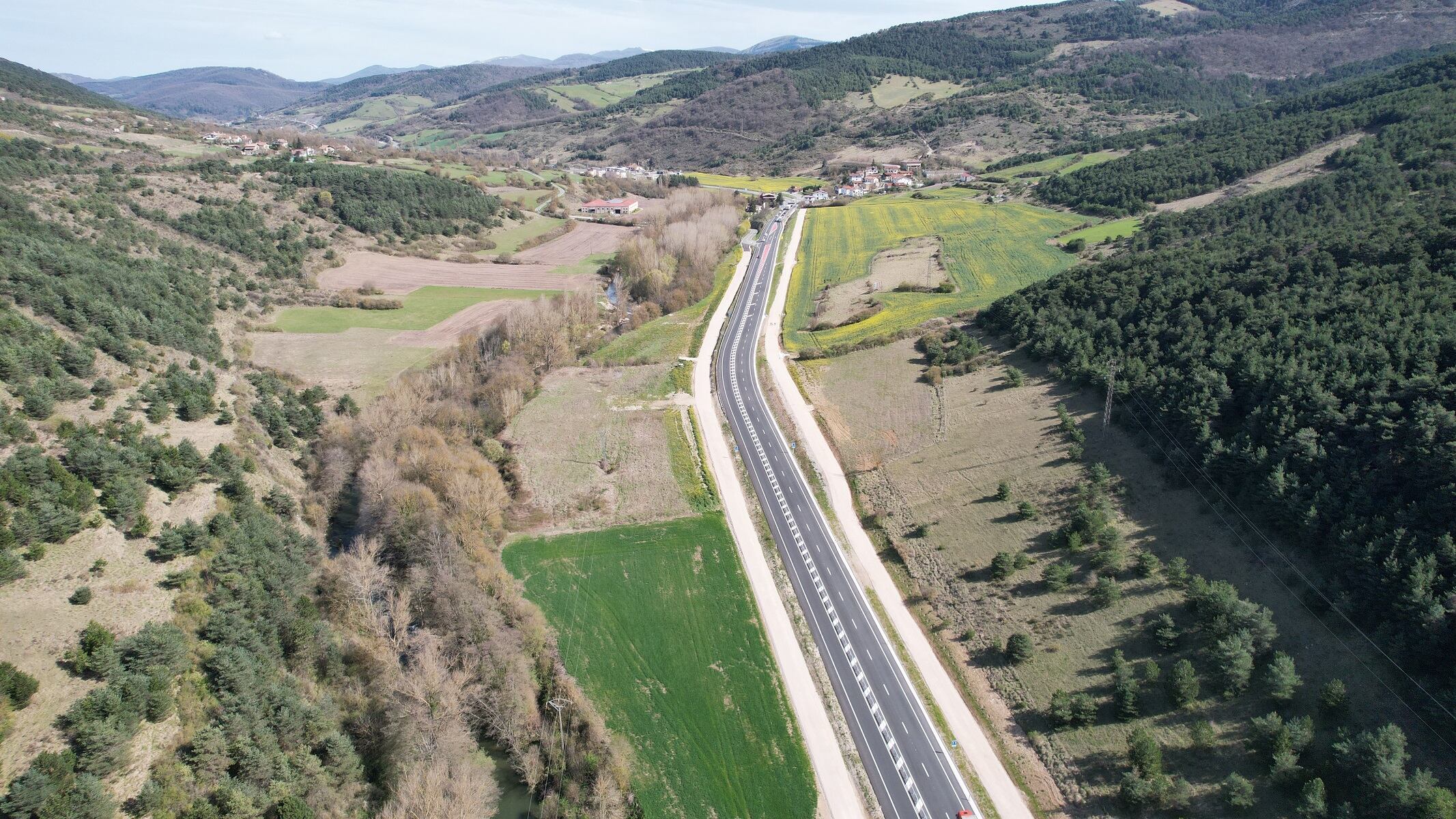 Tramo 2+1 en la N-121-A