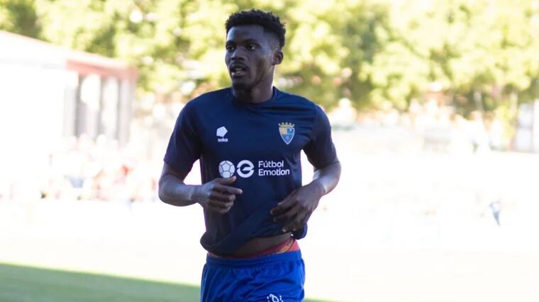 Obeng en un partido con el Teruel