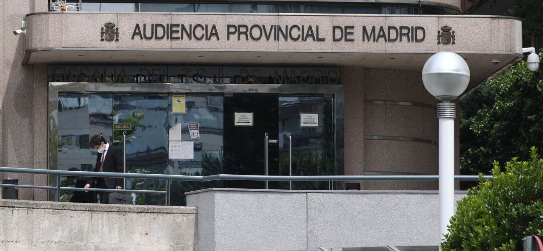 Entrada a la Audiencia Provincial de Madrid, donde se ha desarrollado el juicio