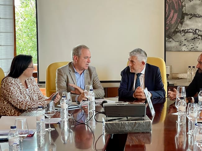Rosa Charneca, Francisco Berroy, Ángel Samper y Fernando Torres. Foto: D.O.P. Somontano