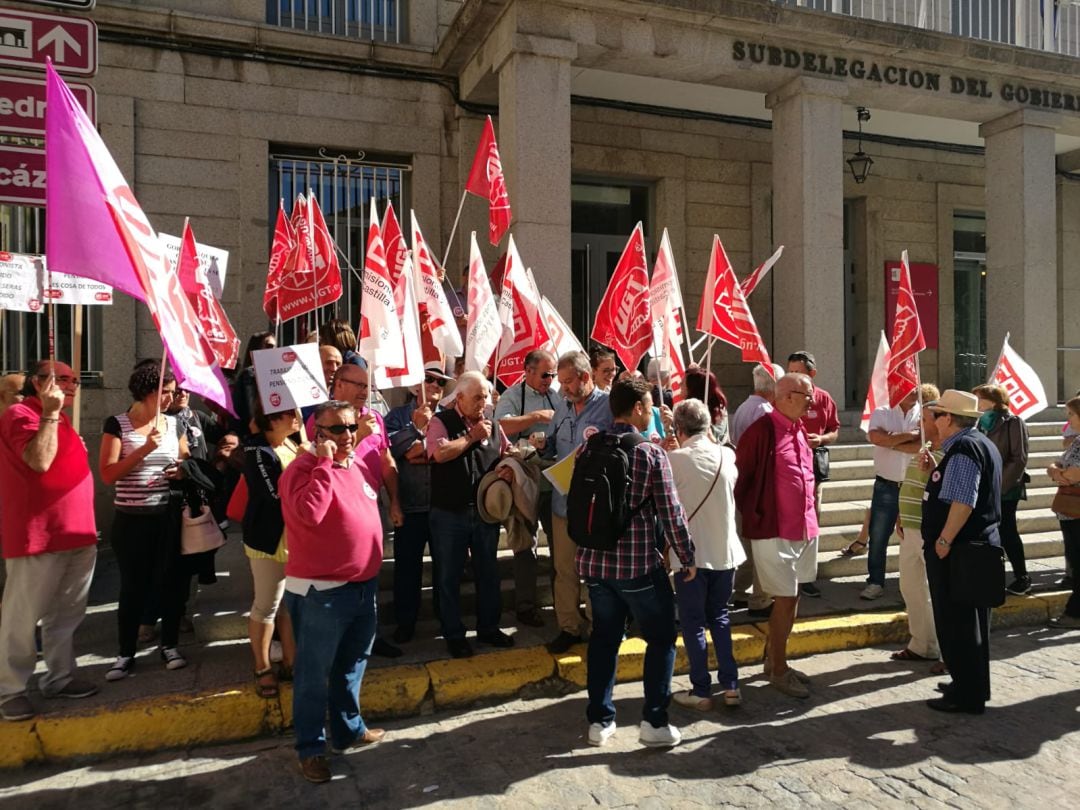 Concentración ante la Subdelegación del Gobierno