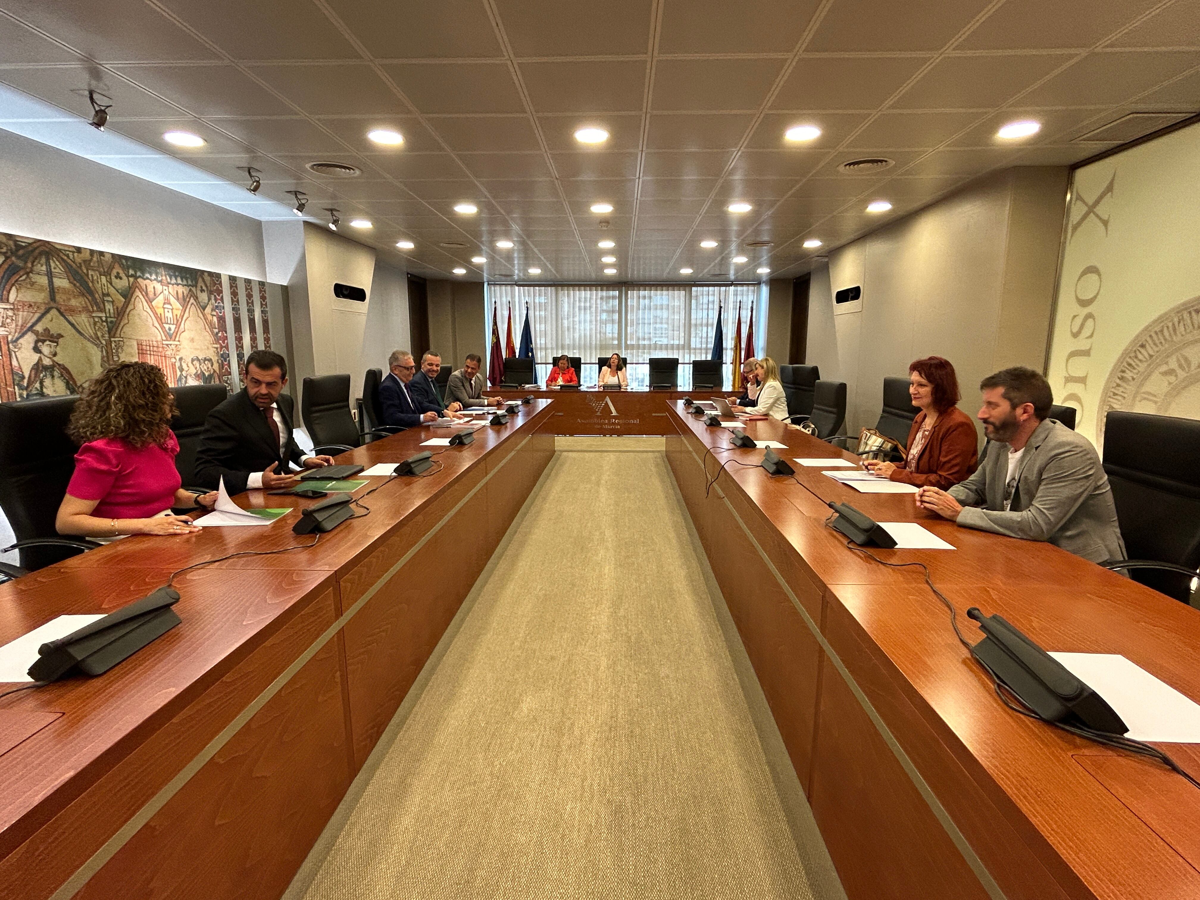 Reunión de la Junta de Portavoces de la Asamblea Regional