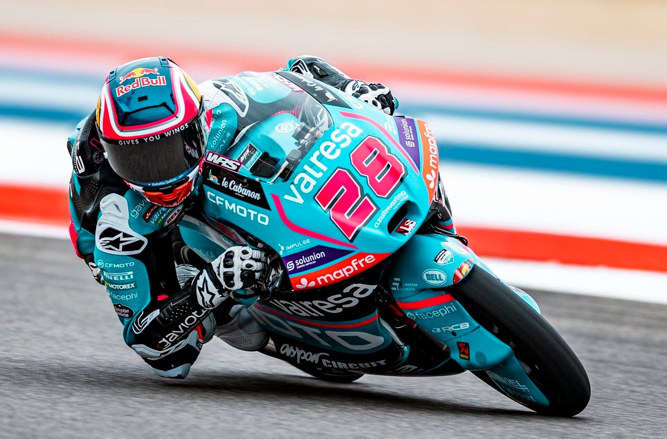 Máximo Quiles durante el GP de Austin