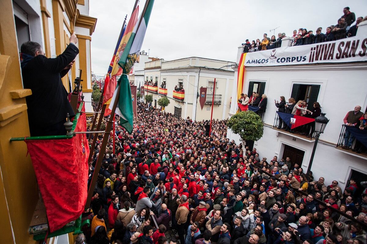 Imagen de archivo de los encierros taurinos celebrados en La Puebla del Río en 2020