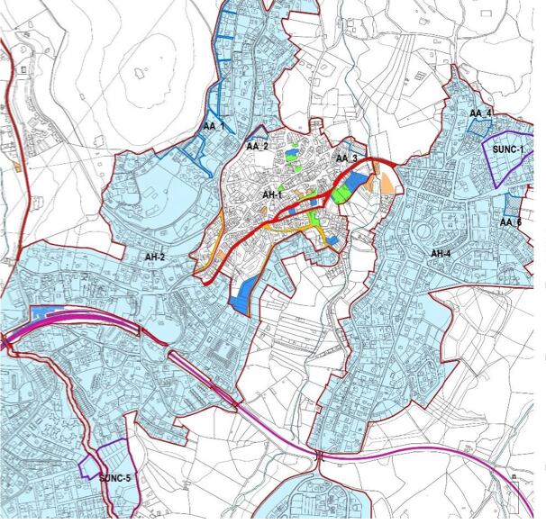 Imagen extraída del PGOU de 2024 de Cercedilla