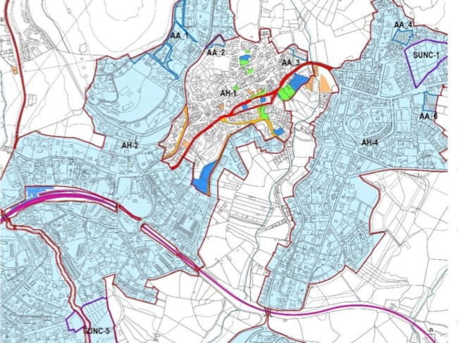 Imagen extraída del PGOU de 2024 de Cercedilla