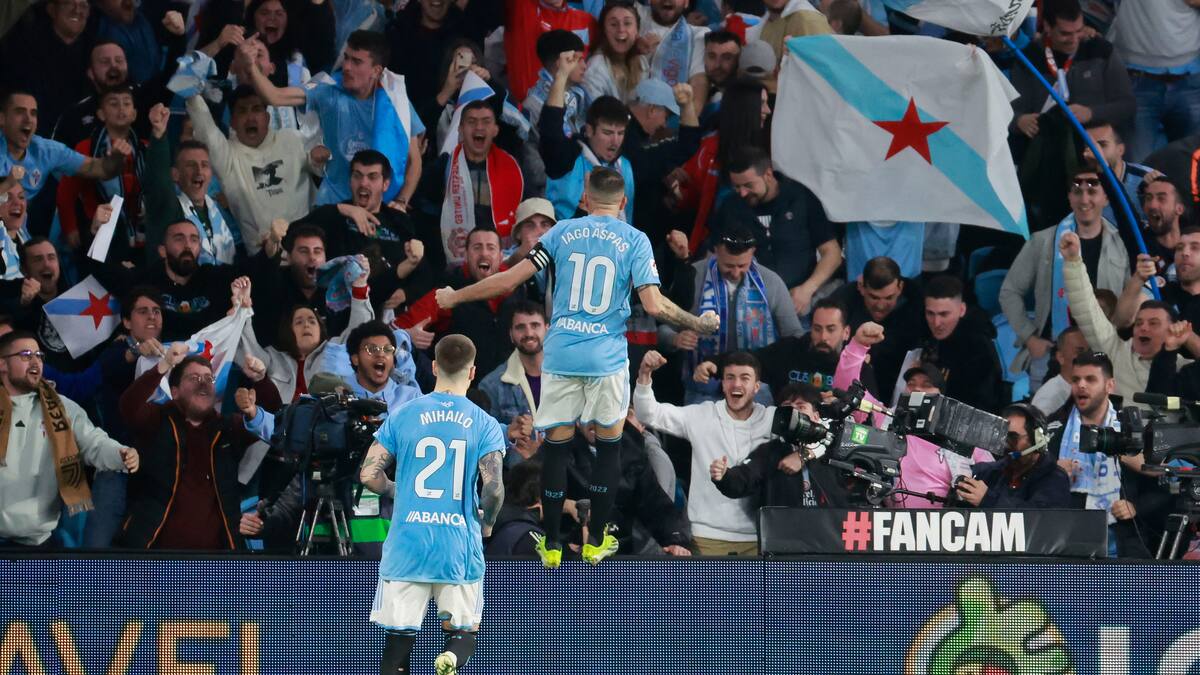 Aspas marca su gol 200 con el Celta