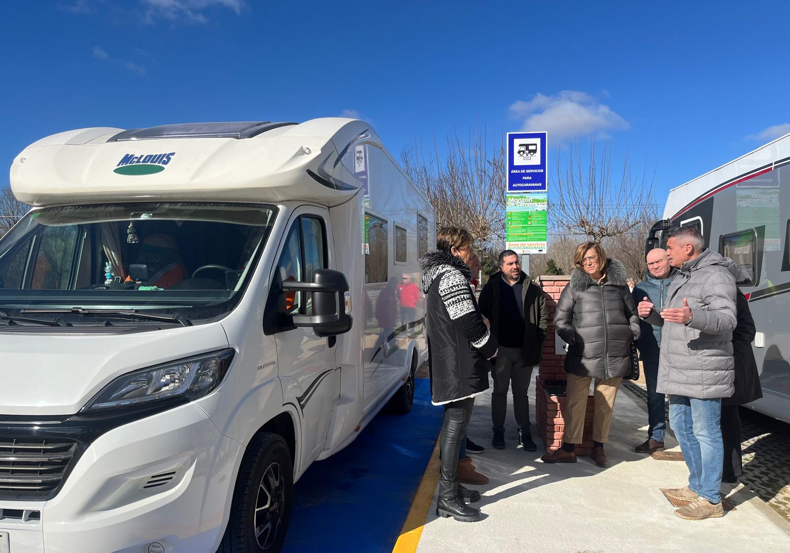 Nueva área de autocaravanas en Monzón de Campos