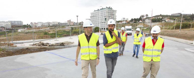 Xiao Varela visita las obras del Ofimático