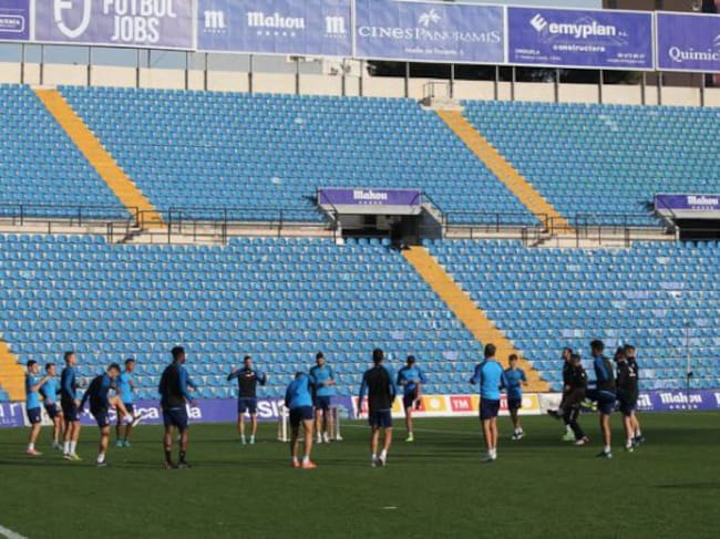 Entrenamiento en el Rico Pérez