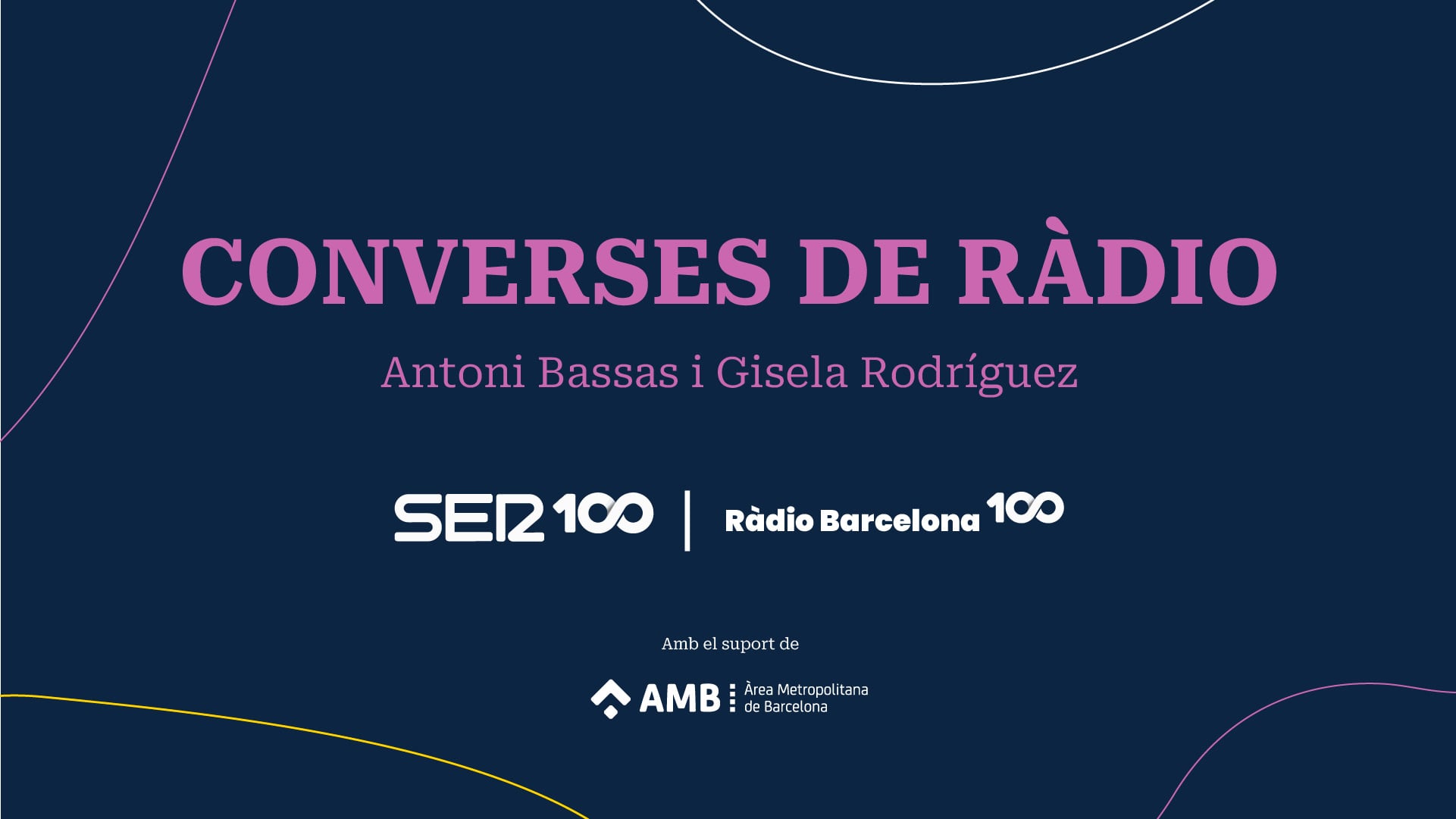 Converses de ràdio amb Antoni Bassas i Gisela Rodríguez amb el suport de l&#039;AMB