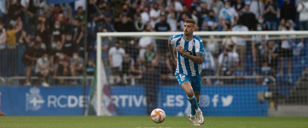 Borja Granero en Riazor