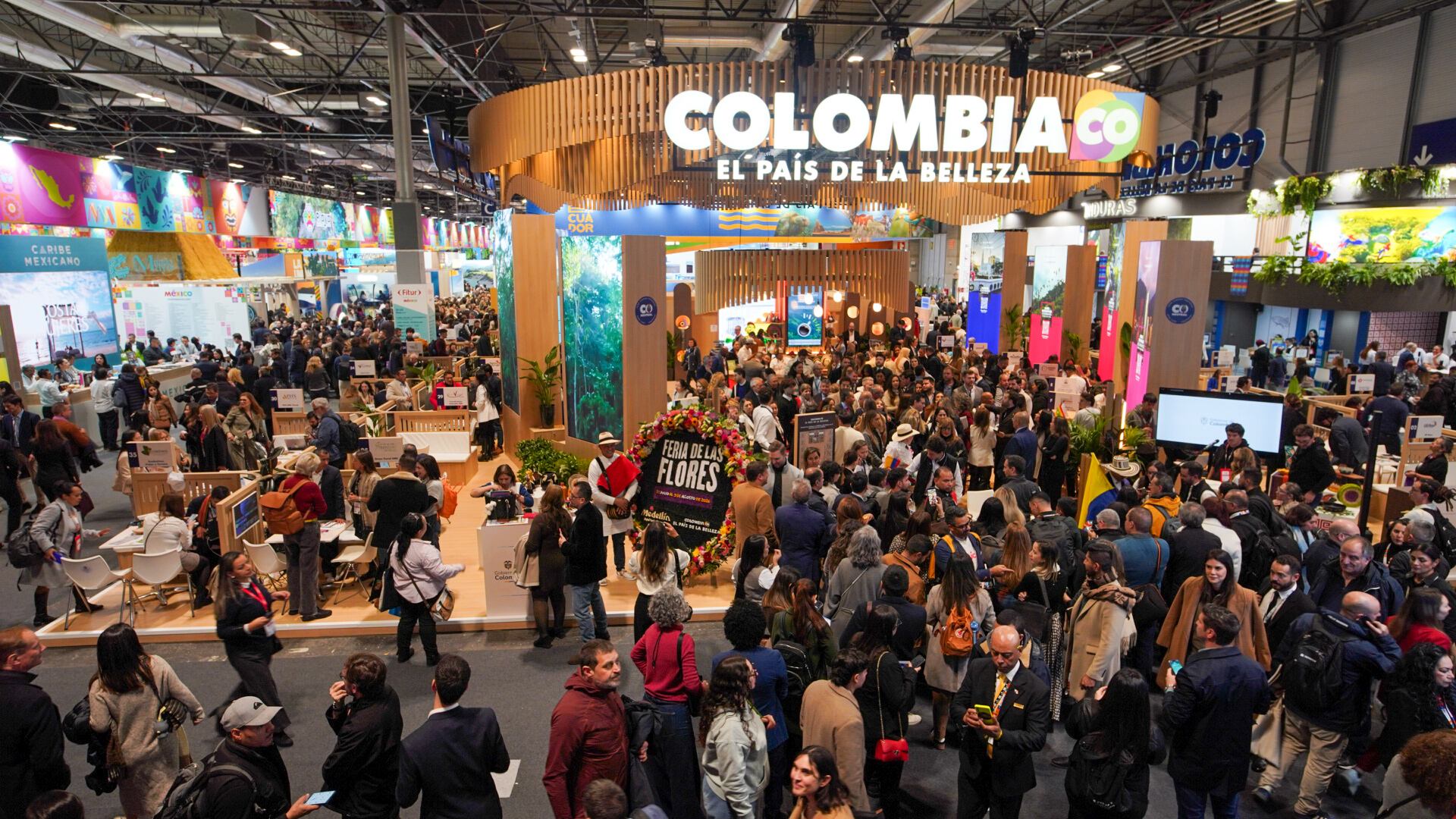 El stand de Colombia en FITUR 2026.