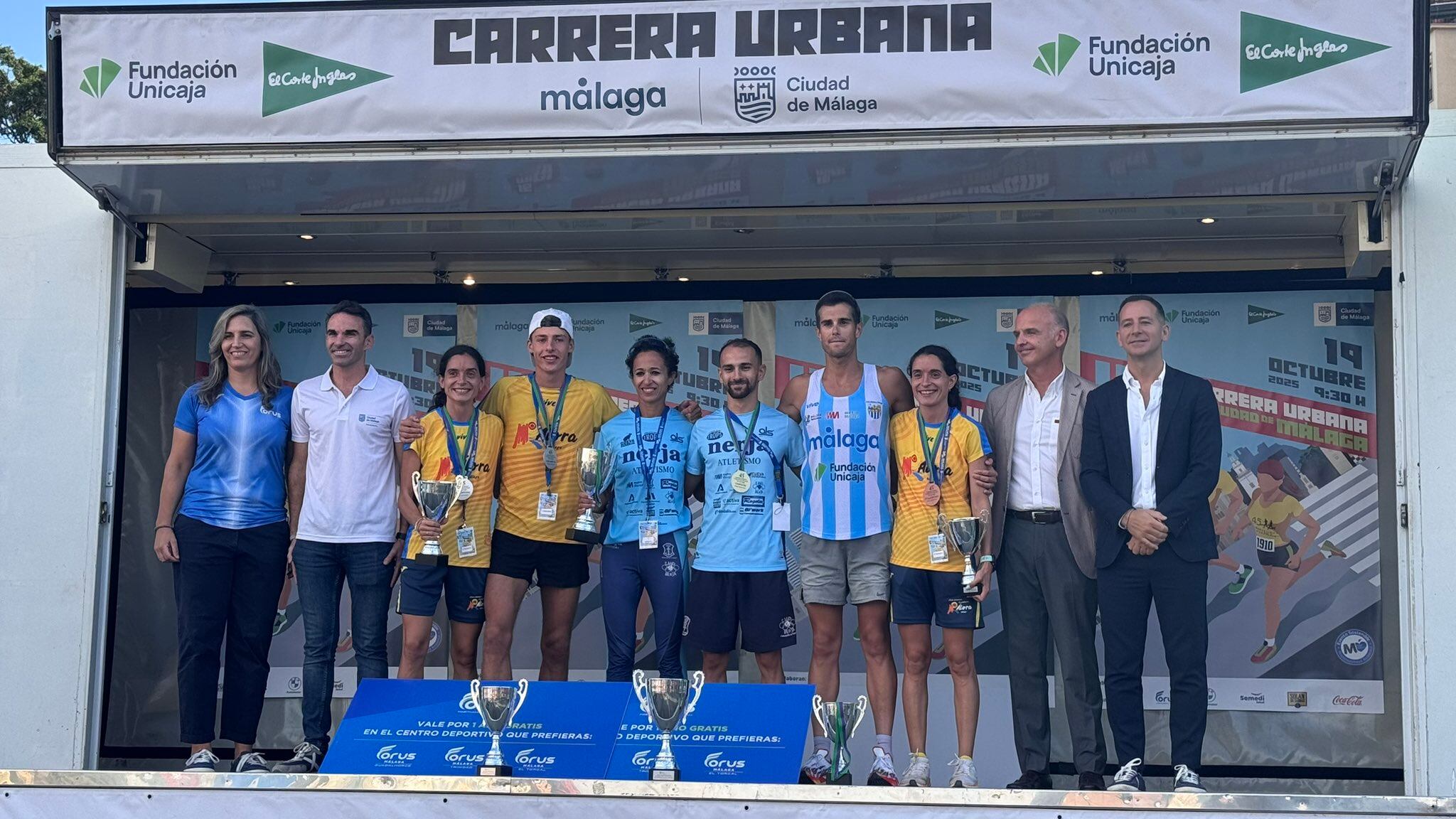 Los ganadores de la 45 edición de la Carrera Urbana Ciudad de Málaga