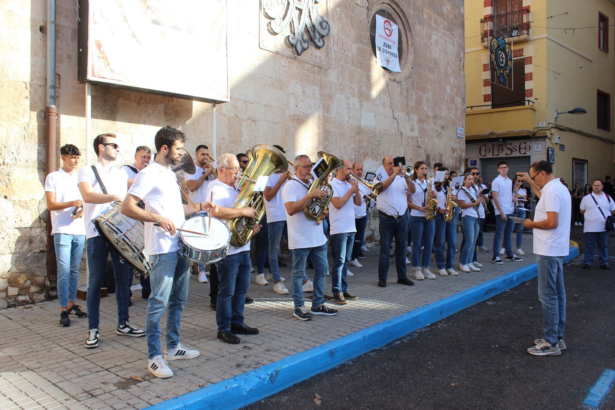 Homenaje a los difuntos del pasado domingo