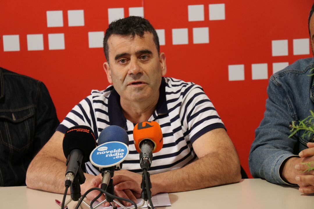 Tomás Sánchez en rueda de prensa