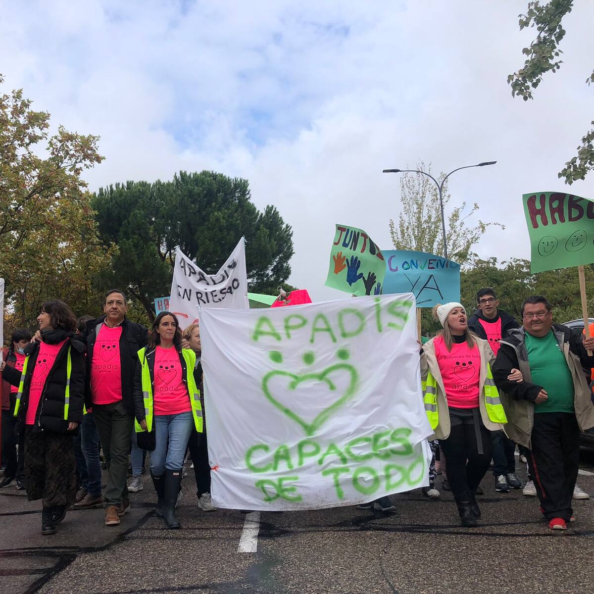 APADIS vuelve a manifestarse por una solución al conflicto con el Ayuntamiento de San Sebastián de los Reyes