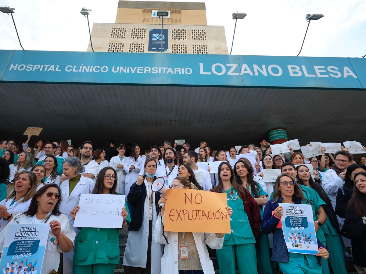 La huelga de médicos dejará esta semana en Aragón más de 1.000 operaciones suspendidas