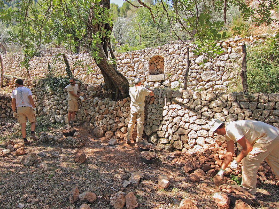 Imagen de la técnica de construcción &#039;piedra seca&#039;