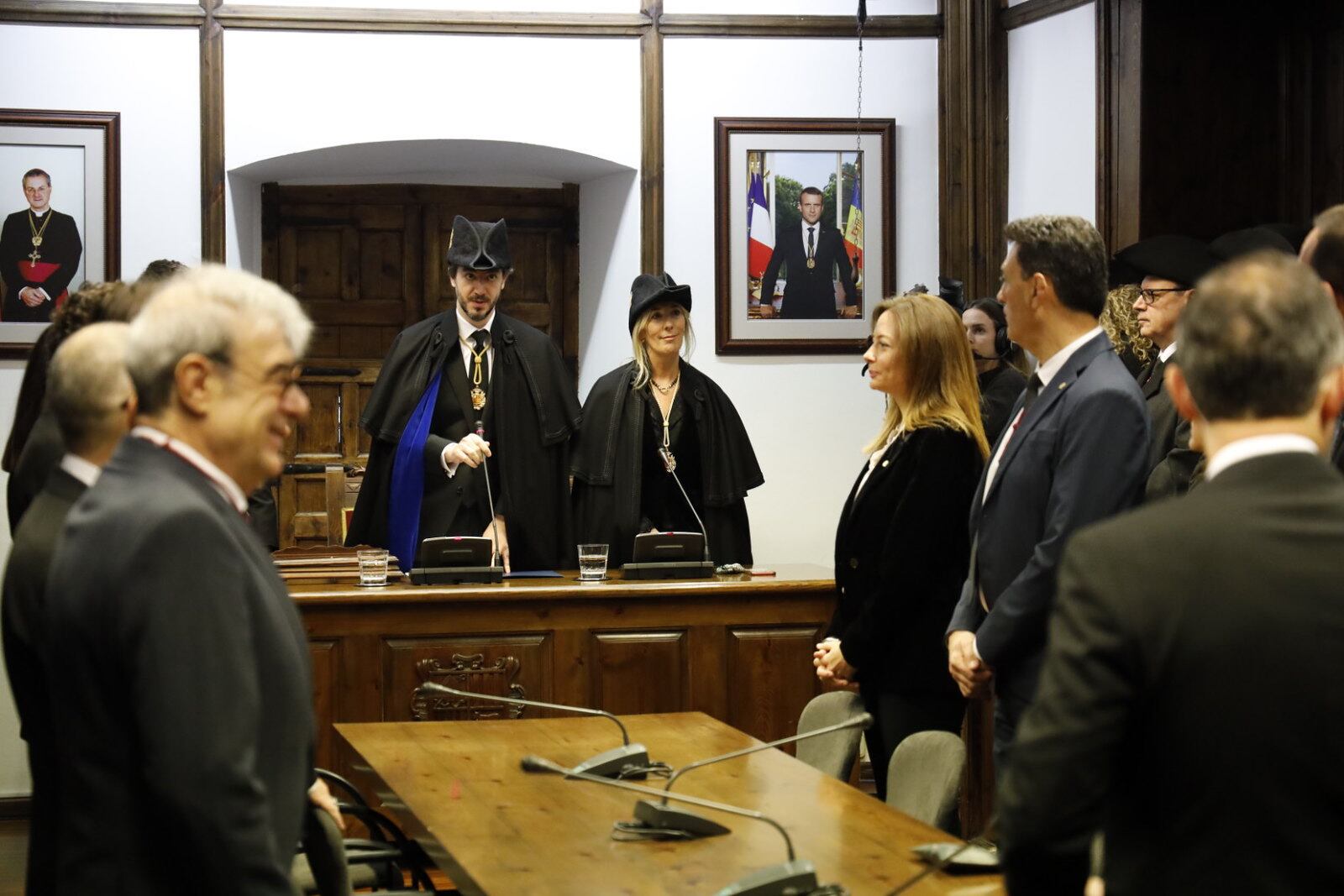 Un instant de la sessió de Sant Tomàs d'avui.
